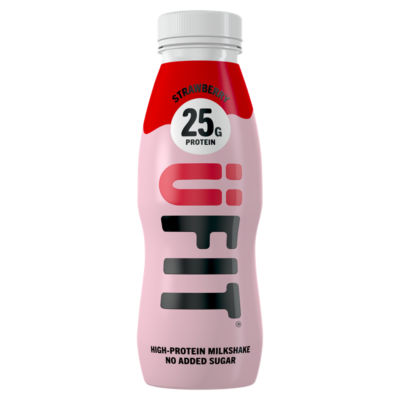 Strawberry High-Protein Milkshake 330ml thumbnail 2