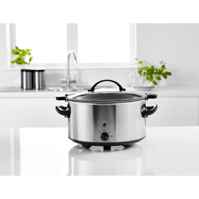 5L Stainless Steel Manual Slow Cooker thumbnail 3