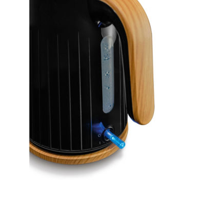 Black And Wood Textured Scandi Fast Boil Kettle 1.7L thumbnail 3