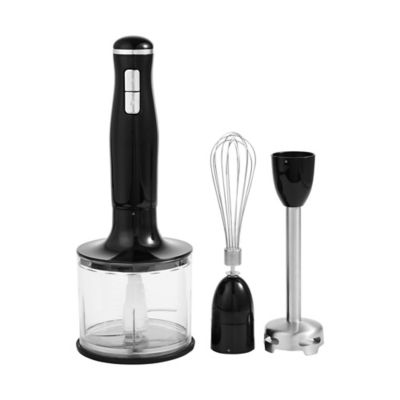 Black Glossy 3 In 1 Hand Blender thumbnail 2