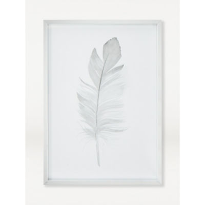 Feather In Silver Frame