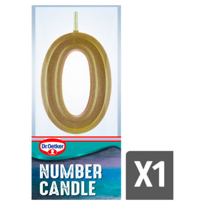 Number Zero Birthday Candle thumbnail 2
