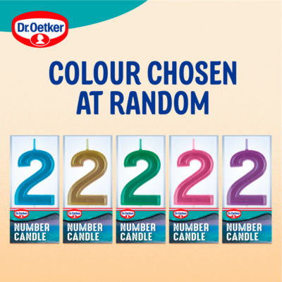 Number Two Birthday Candle thumbnail 3