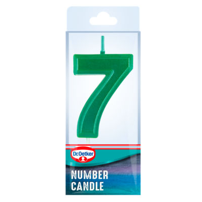 Number Seven Birthday Candle thumbnail 4