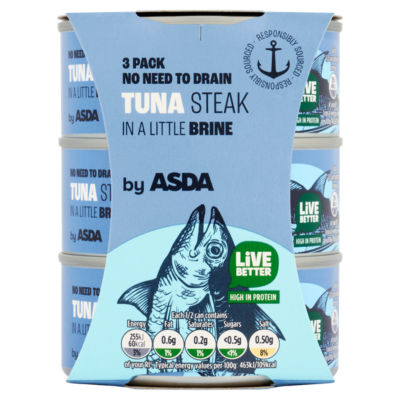 Tuna Steak in a Little Brine 3 x 110g (330g) thumbnail 2