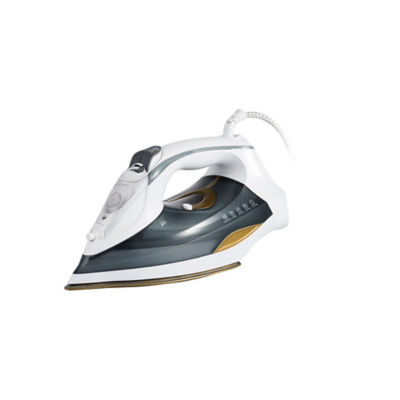 Black And Gold One Temp Steam Iron thumbnail 2