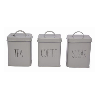 Canister Set of 3 - Grey