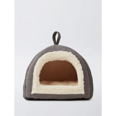 Grey Cord Cat Igloo Carry Bed thumbnail 2