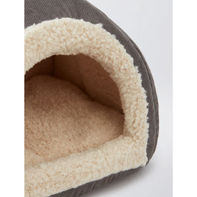 Grey Cord Cat Igloo Carry Bed thumbnail 3