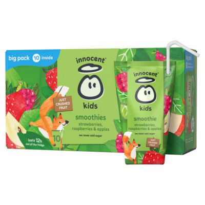 Kids Smoothies Strawberries, Raspberries & Apples 10 x 150ml thumbnail 3