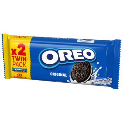 OREO Original Vanilla Sandwich Cookies made with cocoa 2x 154 g thumbnail 3