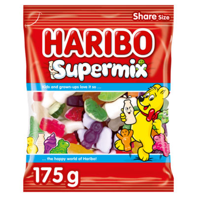 Supermix Fruit & Milk Flavoured Jelly & Foam Sweets Sharing Bag 175g thumbnail 2