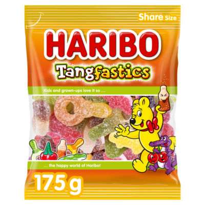 Tangfastics Fruit & Cola Flavour Fizzy Jelly Sweets Sharing Bag 175g thumbnail 2