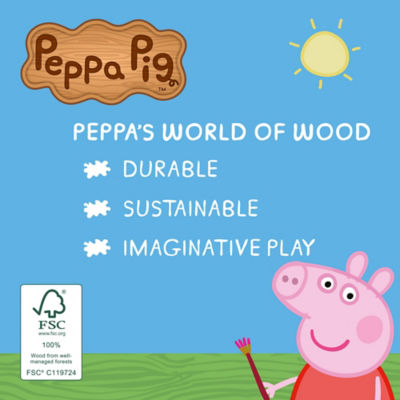 Wooden Grandpa Pigs Train thumbnail 3