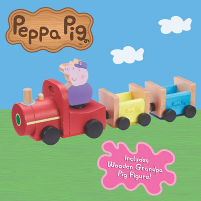Wooden Grandpa Pigs Train thumbnail 4