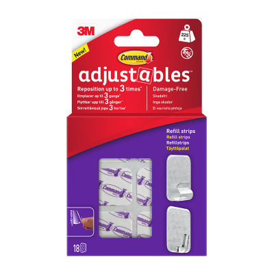 Adjustables™  Repositionable Refill Strips 18 Refill Strips