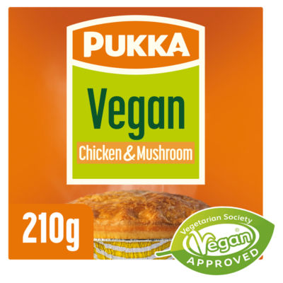 Plant Based No Chicken & Mushroom Pie 210g