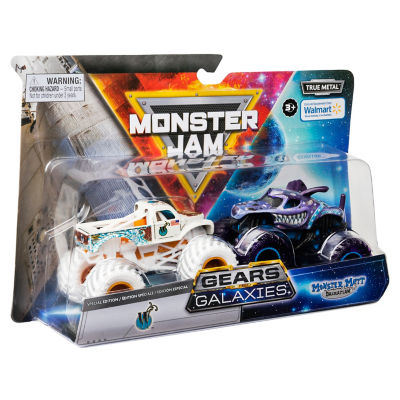 Zombie Monster Mutt vs Hunter Earth Shaker Die-Cast Monster Trucks thumbnail 3