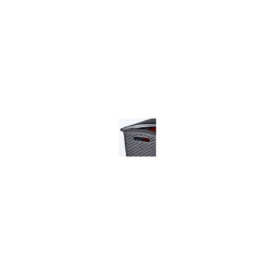 My Style Laundry Plastic Storage Hamper Dark Grey 55 Litre thumbnail 5