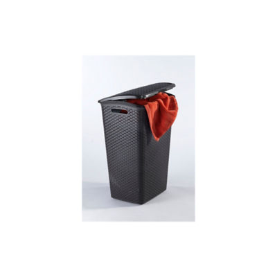 My Style Laundry Plastic Storage Hamper Dark Grey 55 Litre thumbnail 6