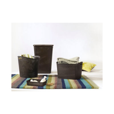 My Style Laundry Plastic Storage Hamper Dark Grey 55 Litre thumbnail 7