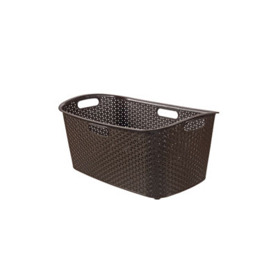 My Style Laundry Resin Storage Basket Dark Grey 47 Litre thumbnail 2