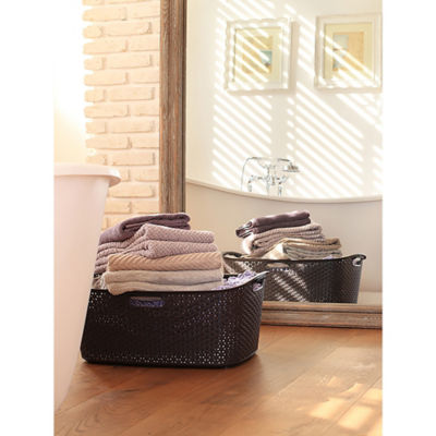 My Style Laundry Resin Storage Basket Dark Grey 47 Litre thumbnail 3