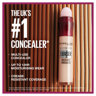 Maybelline Concealer Instant Anti Age Eraser Eye, For Dark Circles and Blemishes, 11 Tan, 6.8ml thumbnail 3
