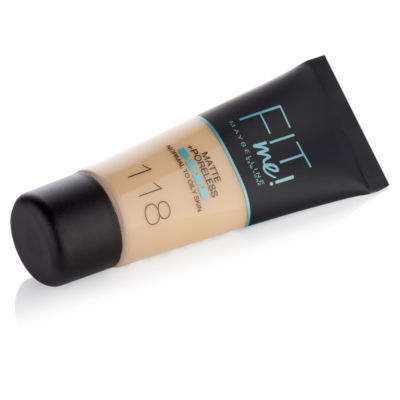 Fit Me Matte + Poreless Matte Blendable Foundation 118 Light Beige thumbnail 4