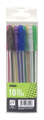 Glitter Gel Pens - 10 Pack thumbnail 2