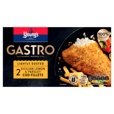 Gastro 2 Sicilian Lemon & Parsley Cod Fillets 270g thumbnail 2