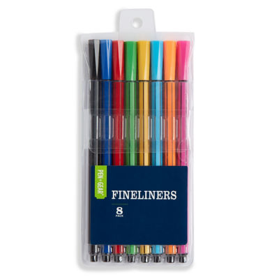 Assorted Colour Fineliners 8 Pack thumbnail 2
