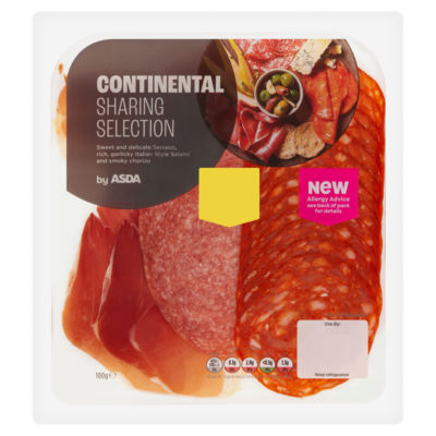 ASDA Fabulous Continental Sharing Selection 100g