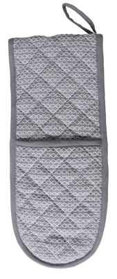 Grey Woven Double Oven Glove thumbnail 2