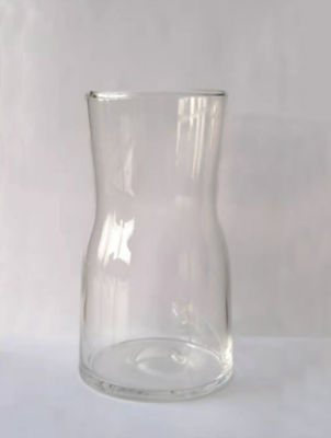 Clear Glass Carafe Vase thumbnail 2