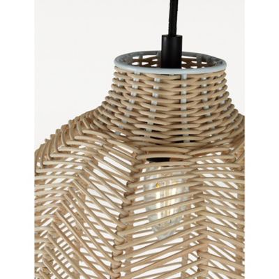 Natural Rattan Wicker Light Shade thumbnail 4