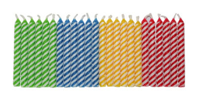 Basic Stripe  Candles thumbnail 3