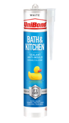 UniBond Bath & Kitchen Sealant Cartridge White thumbnail 3