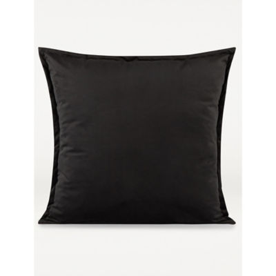 Black Extra Large Velvet Cushion thumbnail 2