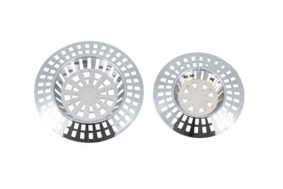 A twin pack of 2 chrome plated sink strainers (1 1/2 & 1 3/4") thumbnail 4