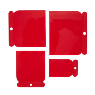4Pc Plastic Scraper Set thumbnail 3