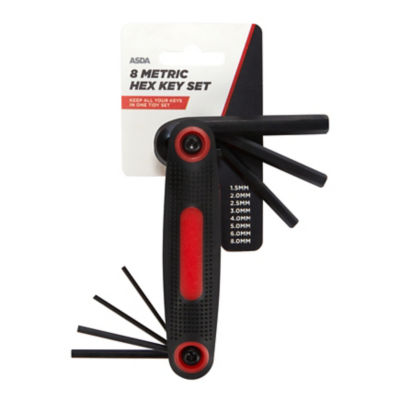 8pc Metric Hex Key Set thumbnail 2