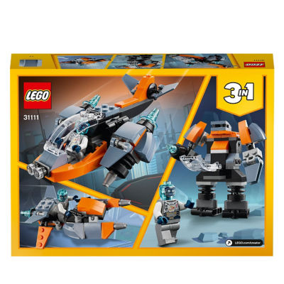 Creator 3 in 1 Cyber Drone Building Set 31111 thumbnail 4