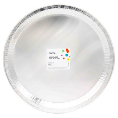 2 Reusable Foil Platters thumbnail 2