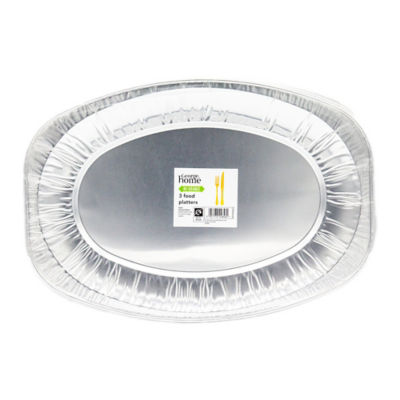 Oval Aluminium 33cm Serving Platters