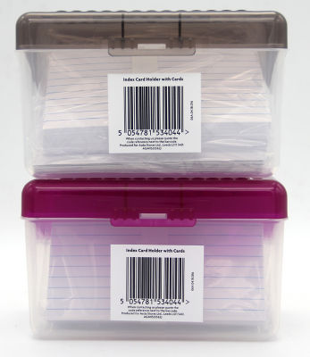 Index Card Box (Colour May Vary)