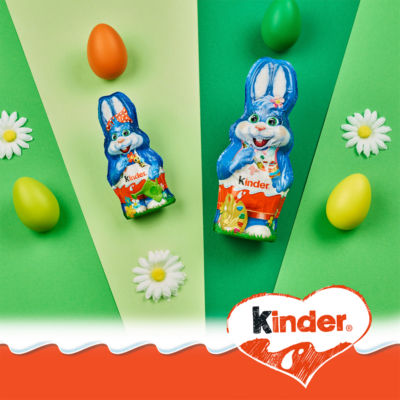Kinder Milk Chocolate Easter Bunny 110g thumbnail 3