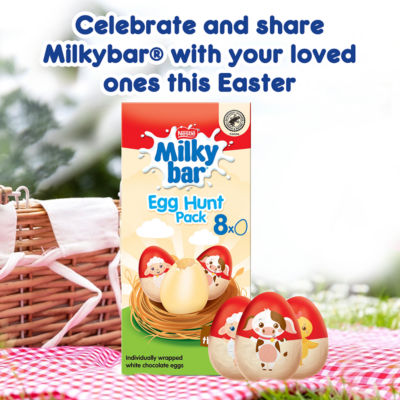 MilkyBar White Chocolate Easter Egg Hunt Box 120g thumbnail 3