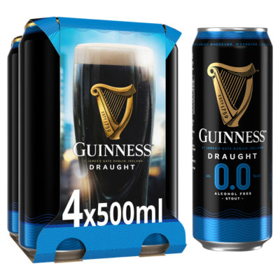 Draught 0.0% Non-Alcoholic Stout 4 x 500ml Pack thumbnail 2