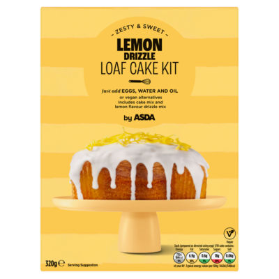 Lemon Drizzle Loaf Cake Kit 320g thumbnail 2